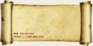 Anđela Tošić vizit kartica